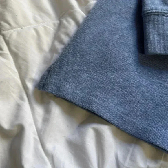 Polo Ralph Lauren 1/4 Zip Sweater Men's XXL Light Blue Solid Long Sleeve Quarter - Picture 6 of 6